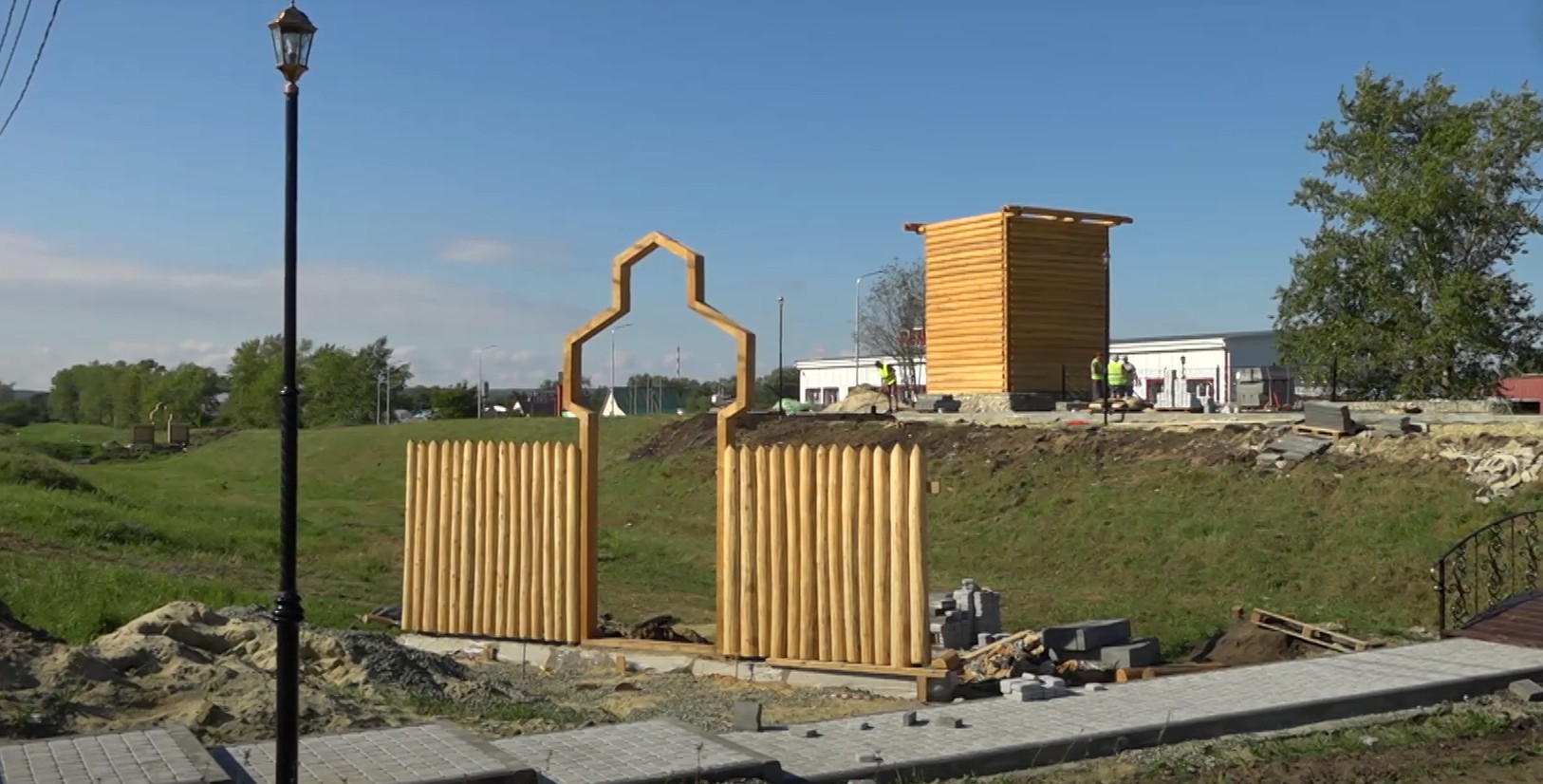 В Мокшане завершается реконструкция сторожевой башни