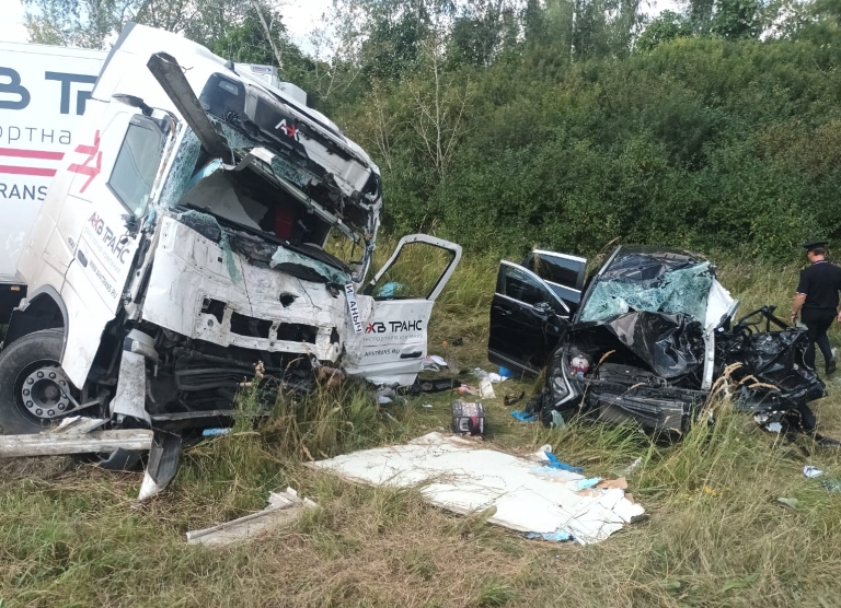 В Нижнеломовском районе в столкновении с фурой погибли три водителя