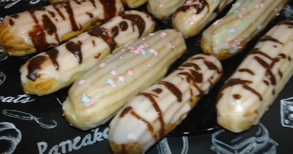 Готовим эклеры со сливочно-творожной начинкой