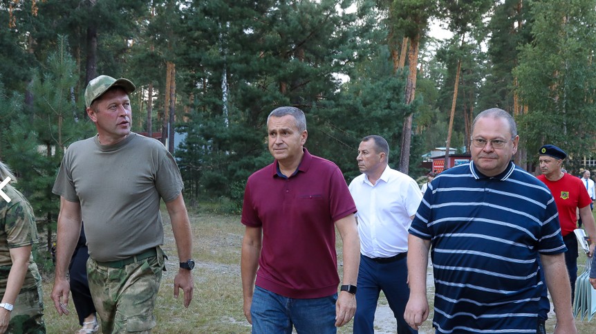 Олег Мельниченко посетил учебно-тренировочные сборы бойцов отряда «Тигр»