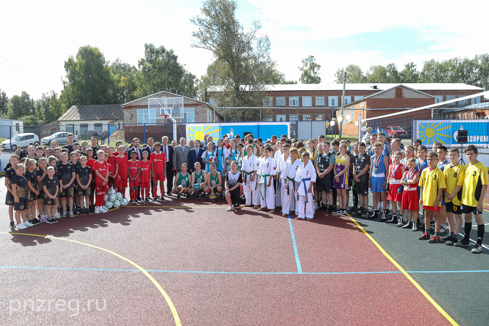 В Пензенской области презентации детских секций организовали на новых спортплощадках