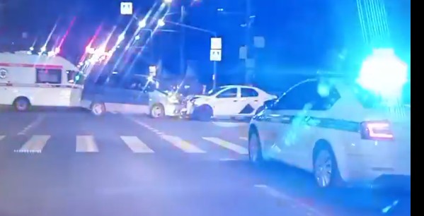 Ночью в Пензе произошло серьезное ДТП с участием такси