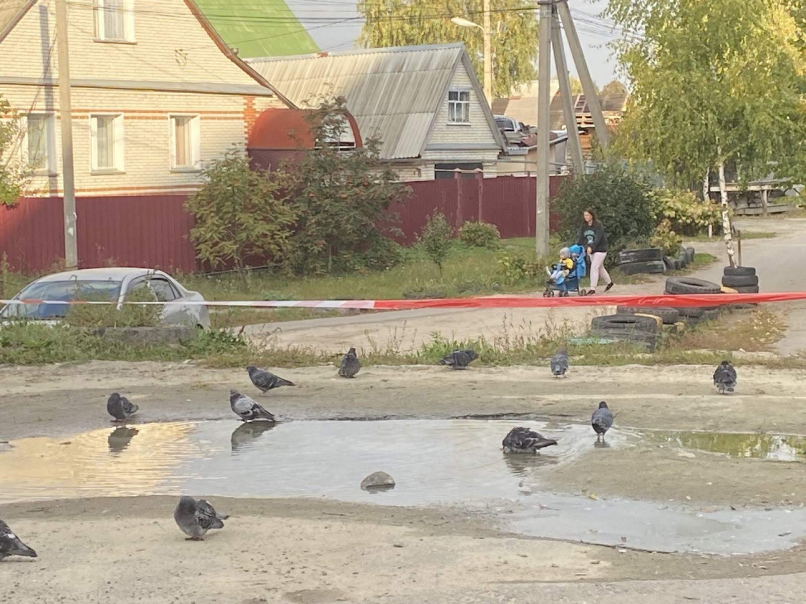 В Пензе на улице Терновского 4 месяца никто не чинит прорыв трубы