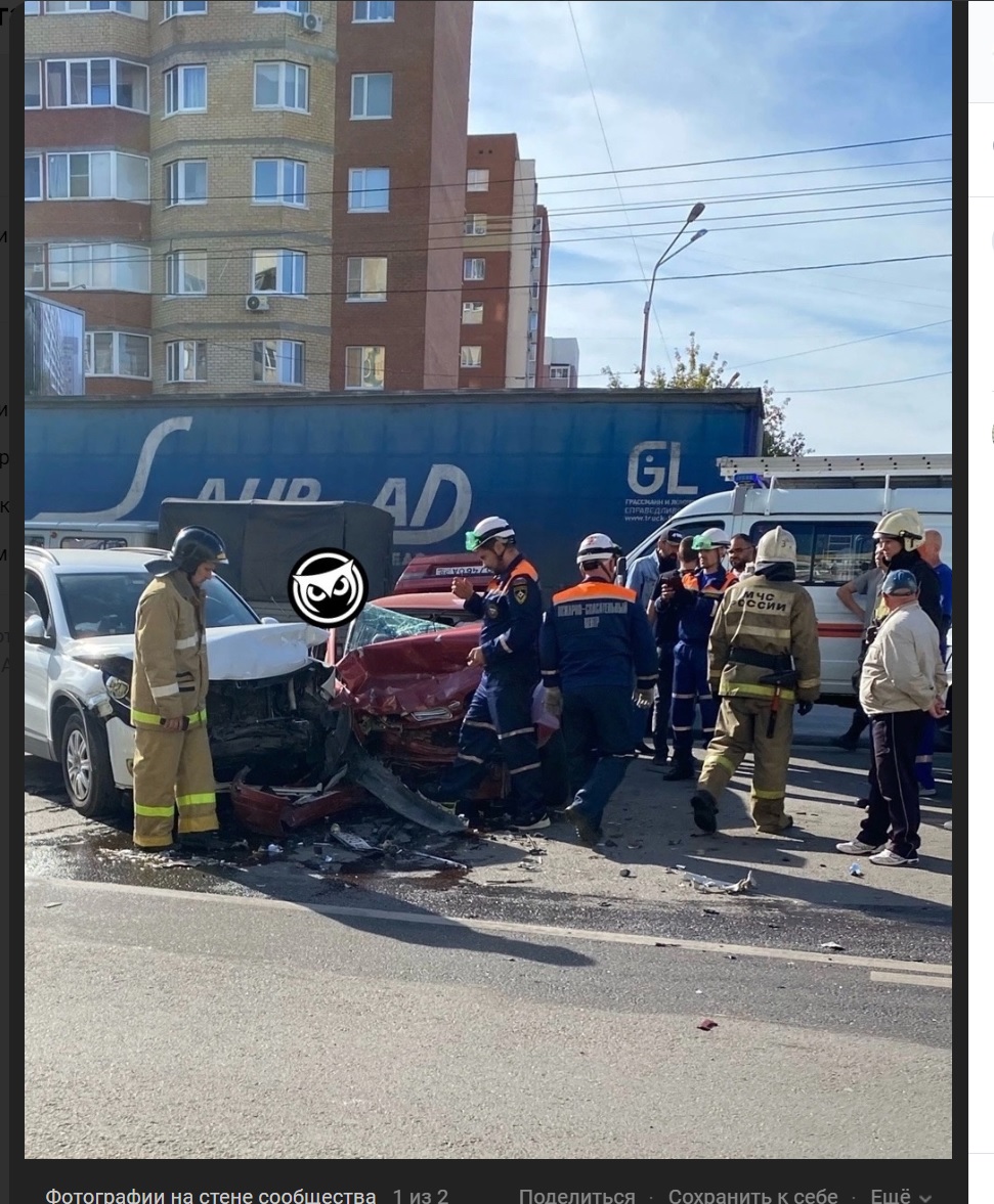 В Пензе на улице Терновского в ДТП пострадала годовалая девочка и 4-летний мальчик