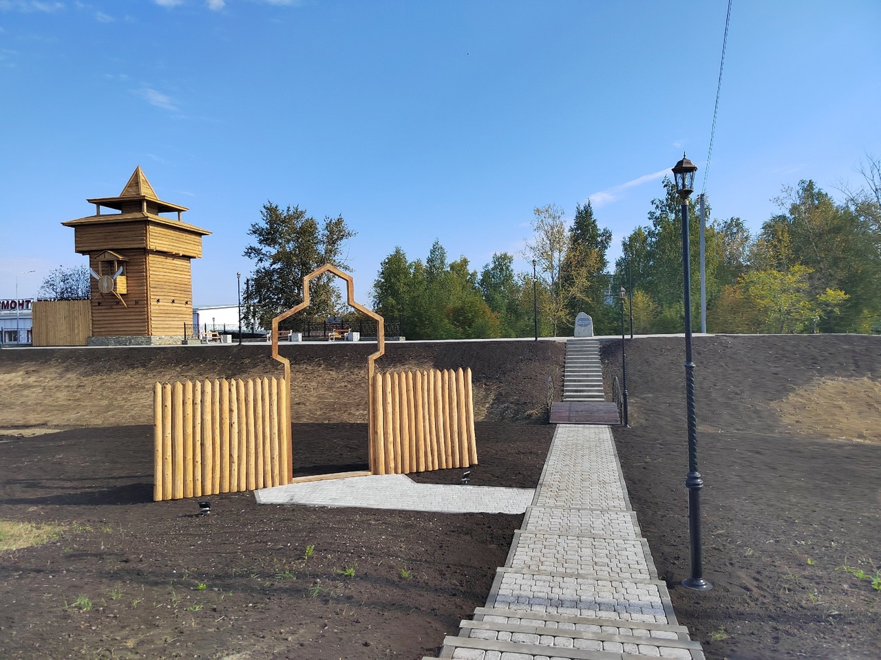 В Мокшане сторожевая башня полностью готова к открытию