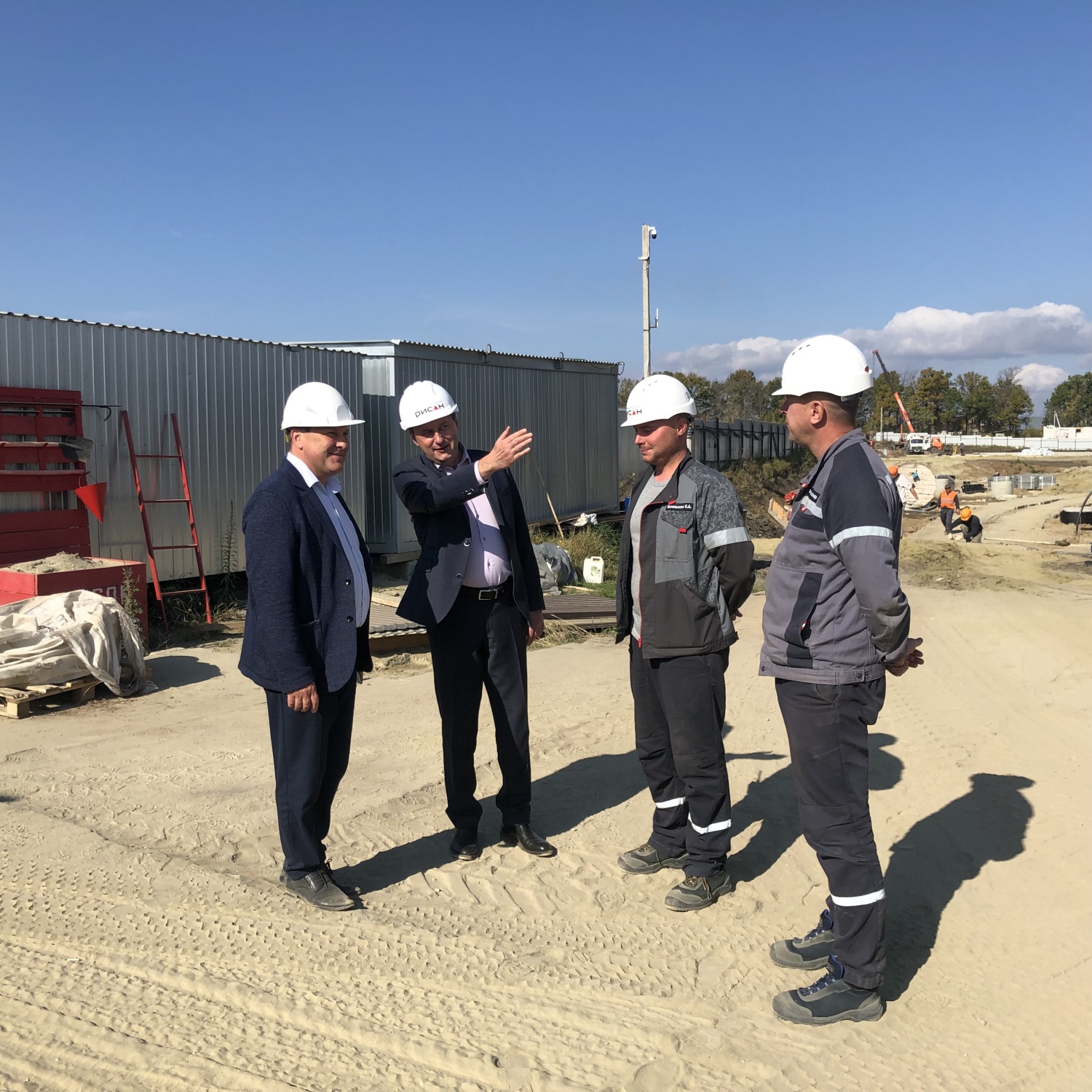 В Бессоновке продолжает строиться школа на 550 мест