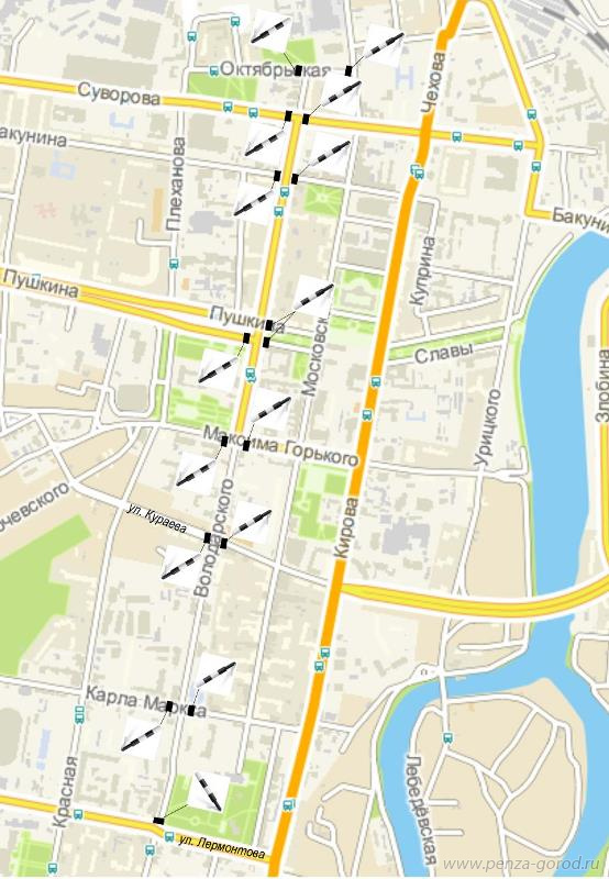 В Пензе из-за переноса иконы Божией Матери запретят стоянку машин и проезд