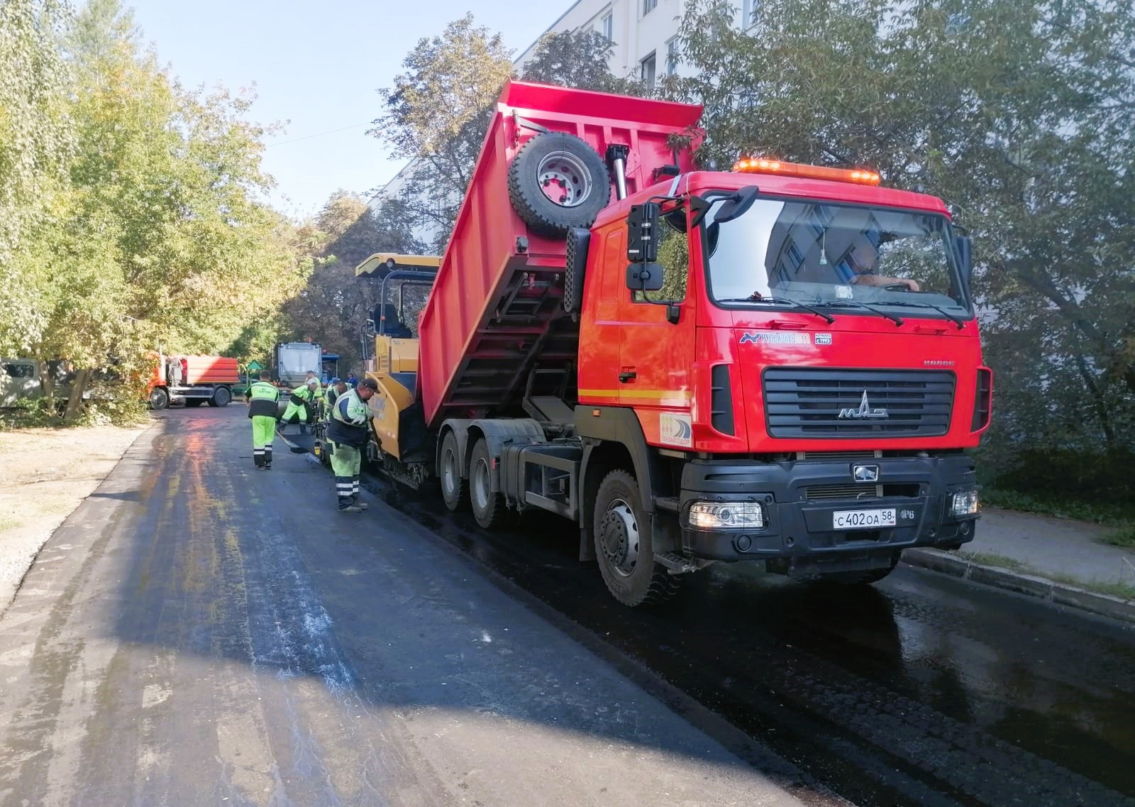 В Пензе заасфальтировали дорогу, соединяющую улицы Рябова и Пушанина