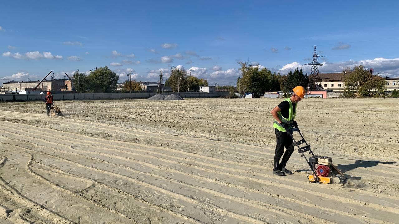 В Пензе продолжается строительство физкультурно-оздоровительного комплекса и транспортно-пересадочного узла