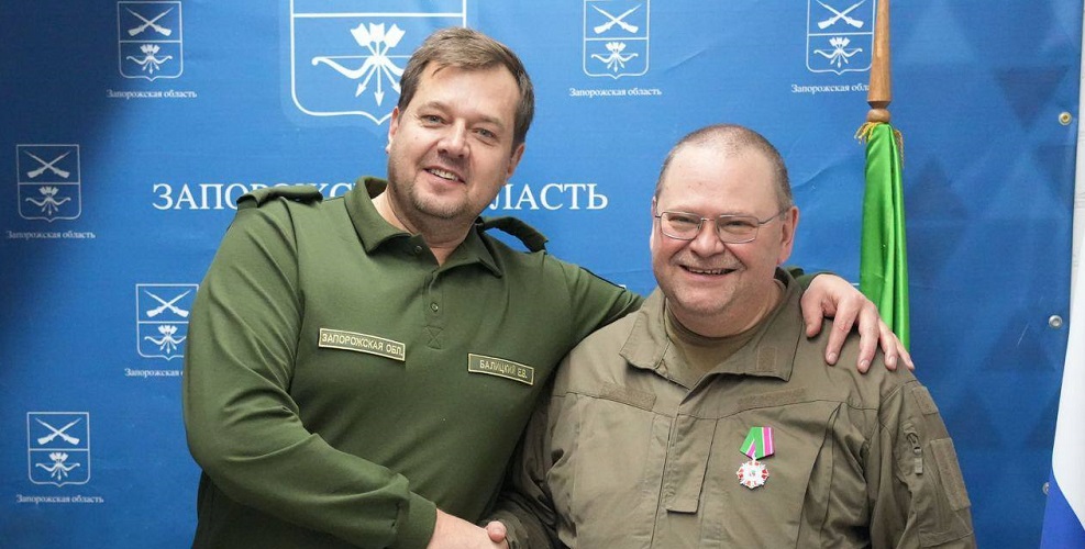 Олег Мельниченко поздравил губернатора Запорожской области с назначением