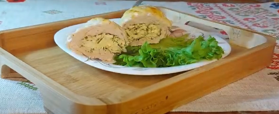 Готовим куриные рулетики с творожной начинкой