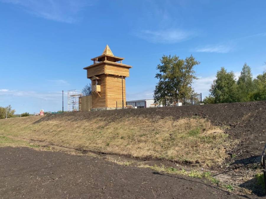 В Мокшане завершается реконструкцию сторожевой башни