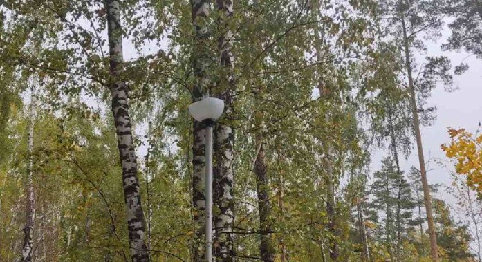 В Заречном новые светильники расстреляли из пневмата