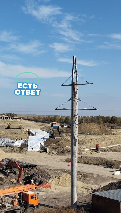 В Пензе на улице Глазунова временно передвинули линии электропередач