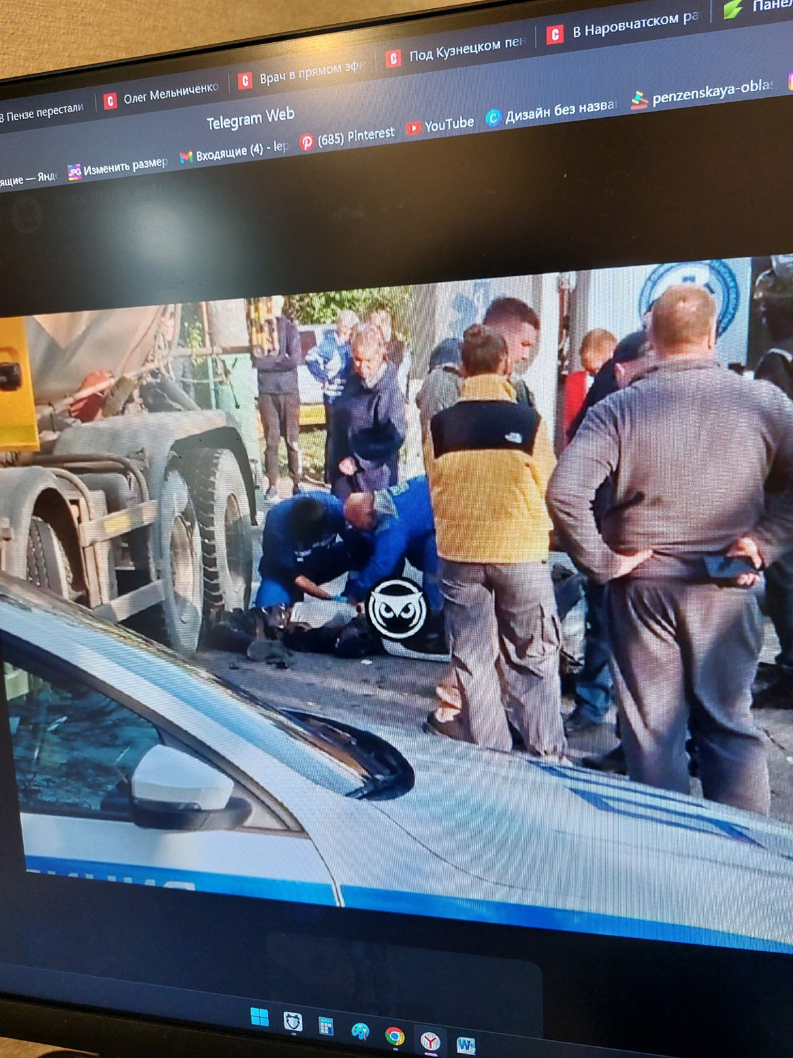 Стали известны подробности аварии мотоциклиста с бетономешалкой в Пензе