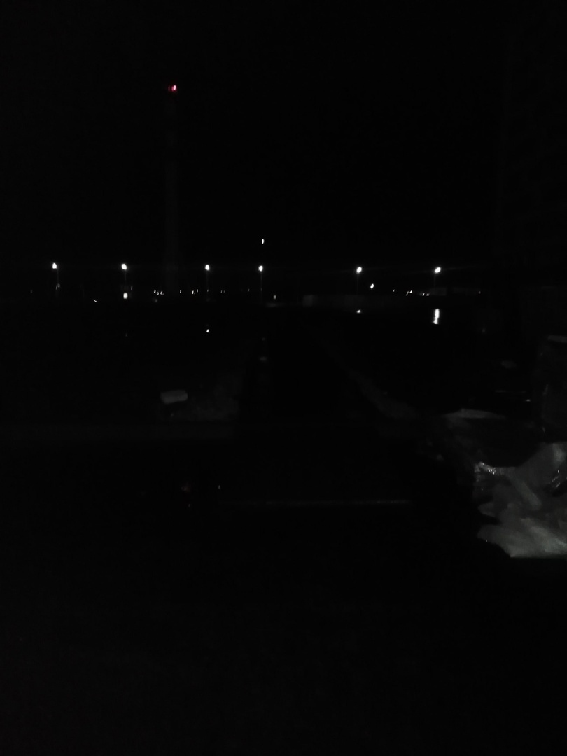 В Пензе на улице Алой с наступлением вечера стоит кромешная тьма