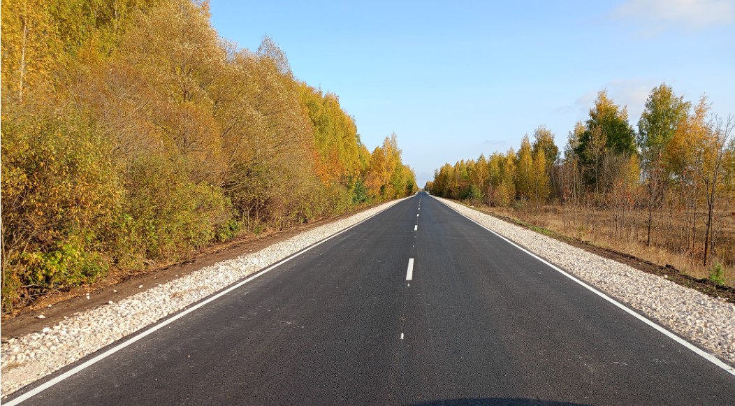 В Колышлейском районе на год раньше отремонтировали дорогу