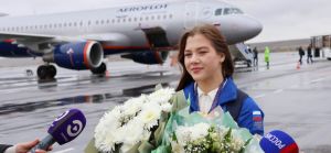 В Пензе встретили победительницу первенства мира по самбо Софью Солуянову