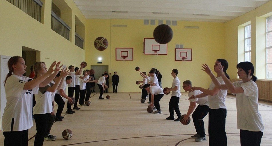 В никольской школе отремонтировали спортзал