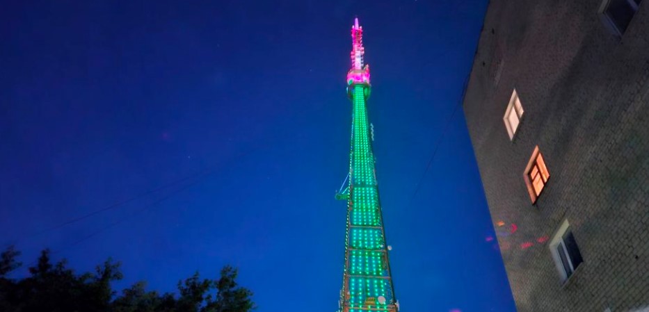 28 ноября пензенская телебашня загорится зеленым цветом