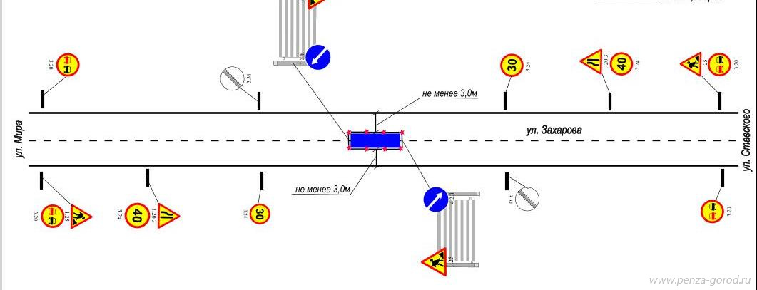 Озвучена причина перекрытия дороги на улице Захарова