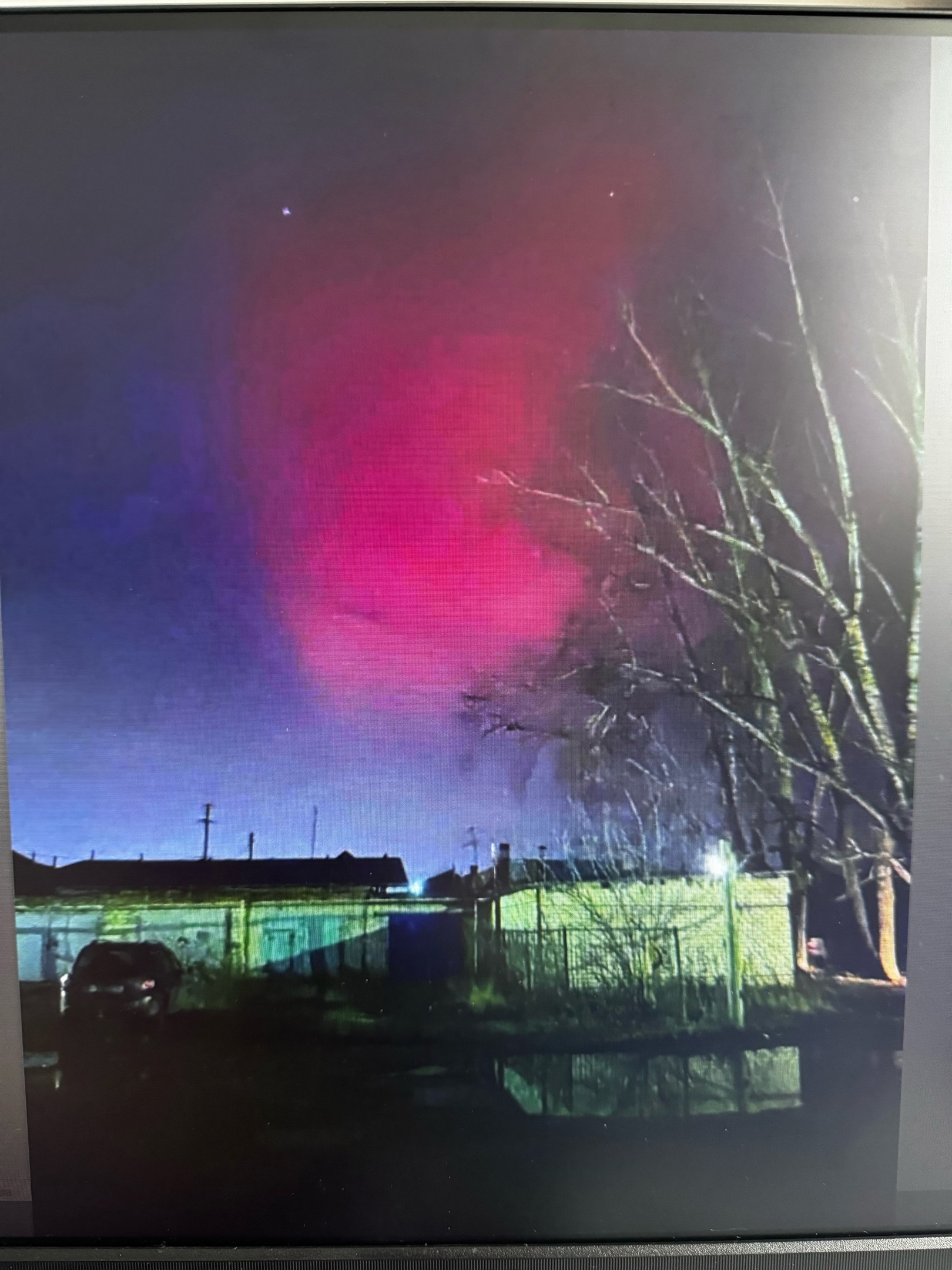 Пензенцы поделились снимками «северного сияния»