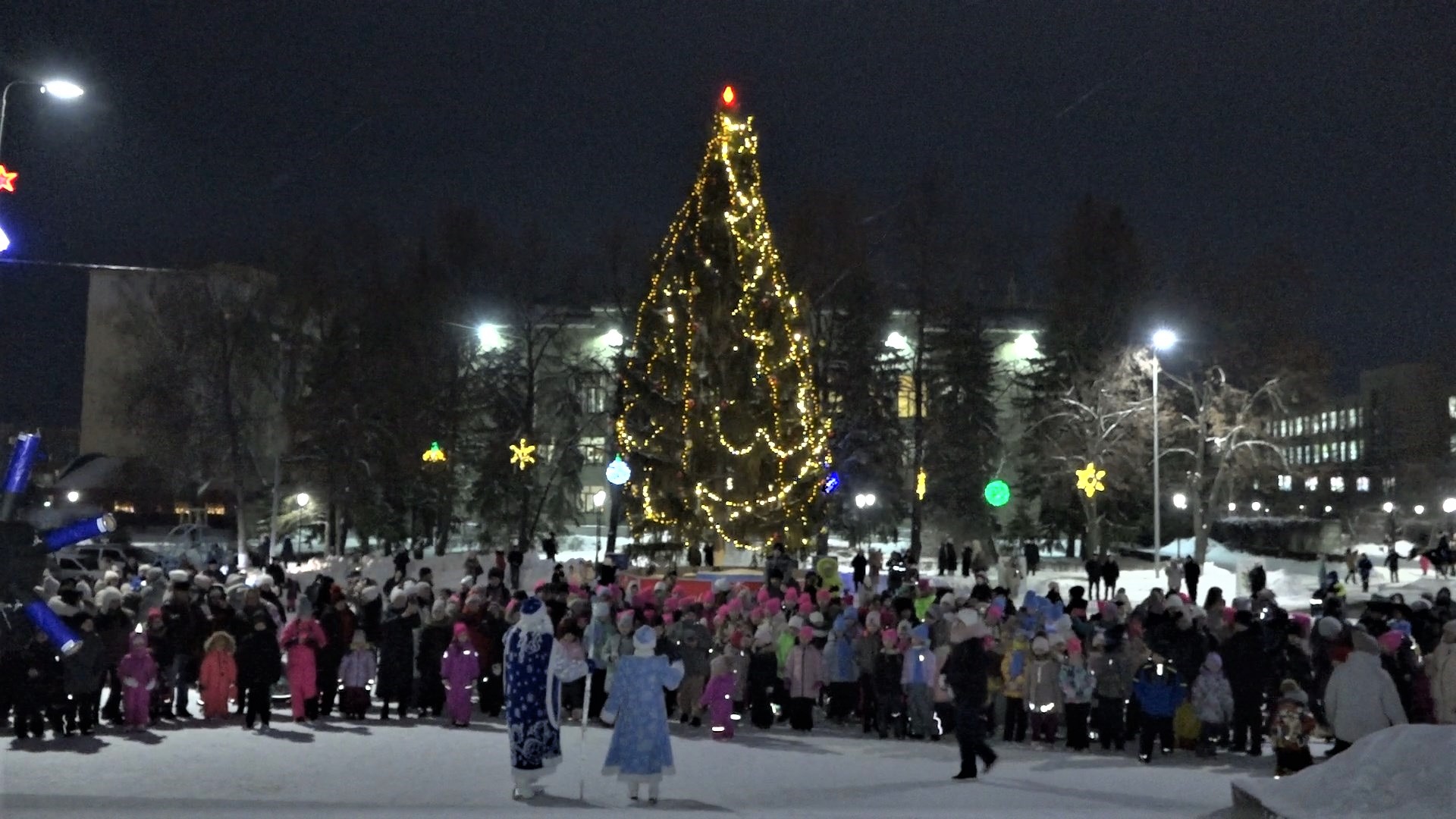 Как в Кузнецке прошло открытие зимнего городка