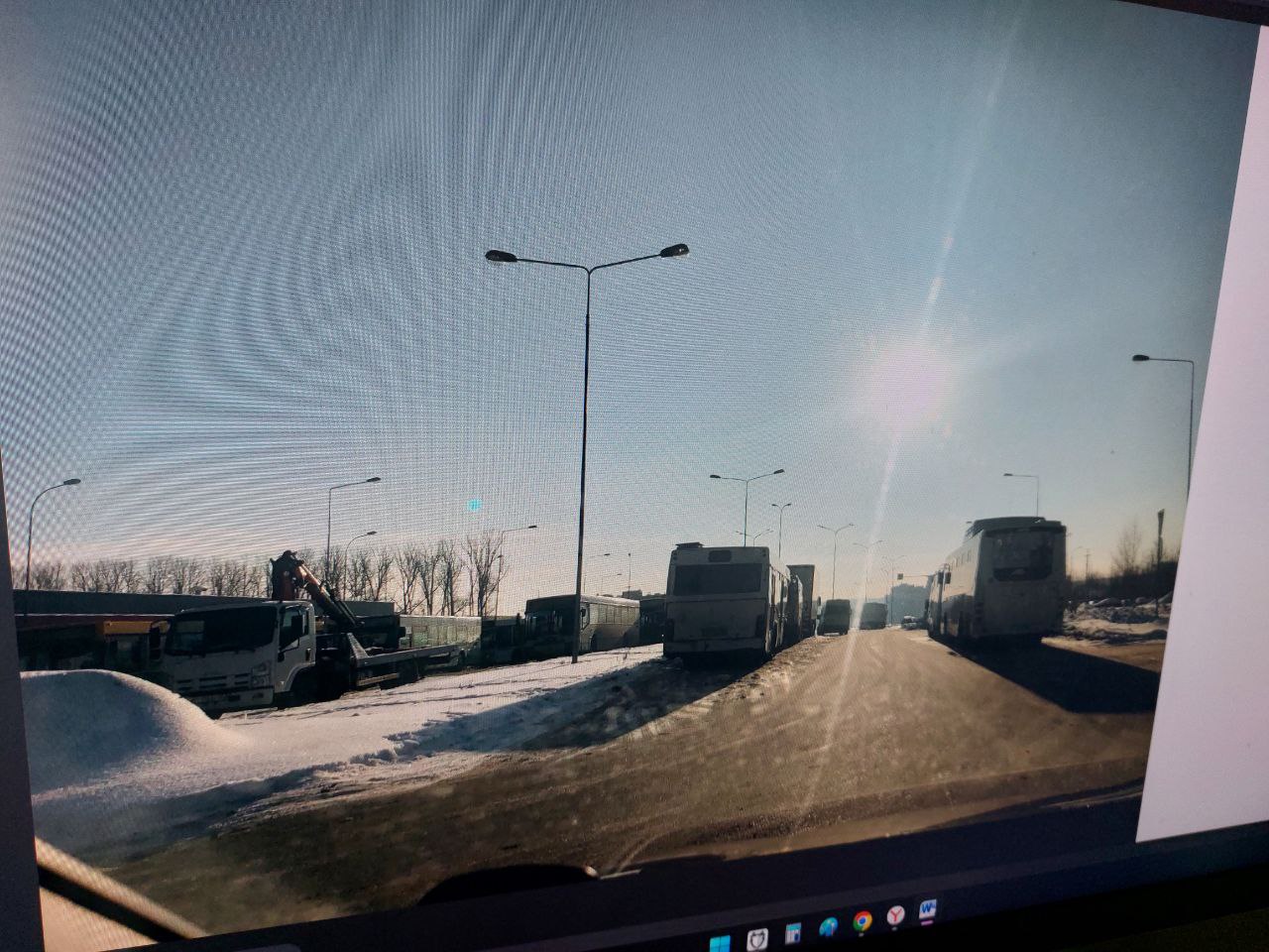 В дальнем Арбеково фуры и автобусы не «выгонят» с улиц до 2024 года