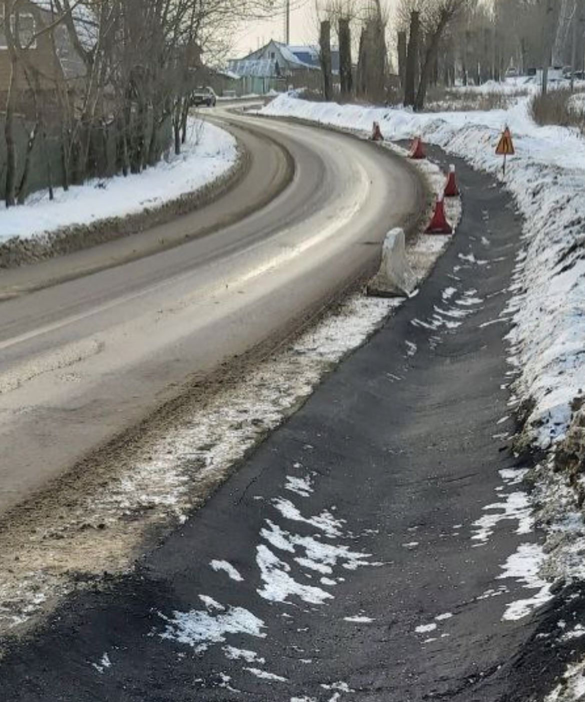 В Пензе на улице Зеленодольской решили проблему подтопления