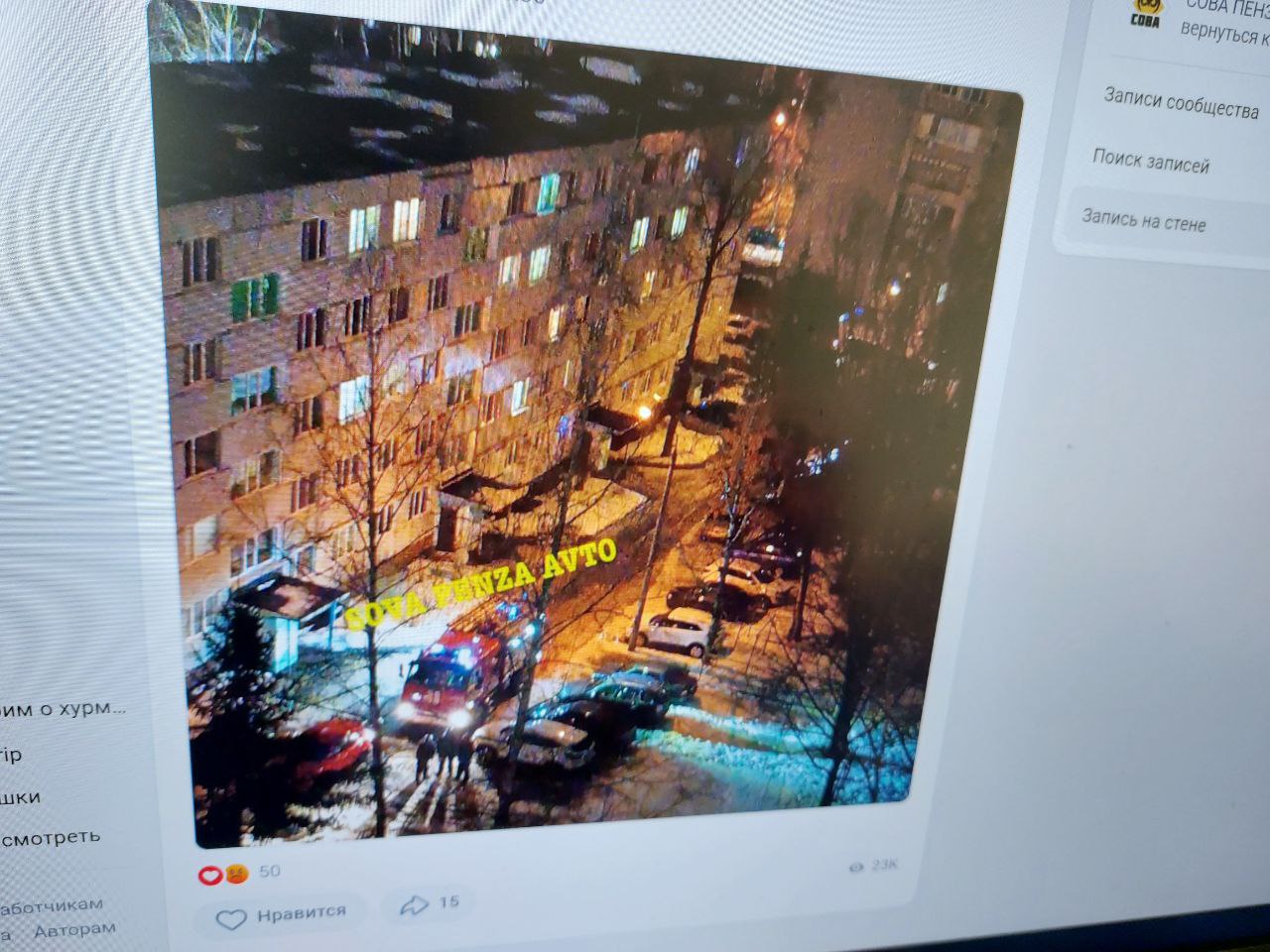 В пензенском МЧС рассказали, зачем пожарные приезжали на Ладожскую улицу