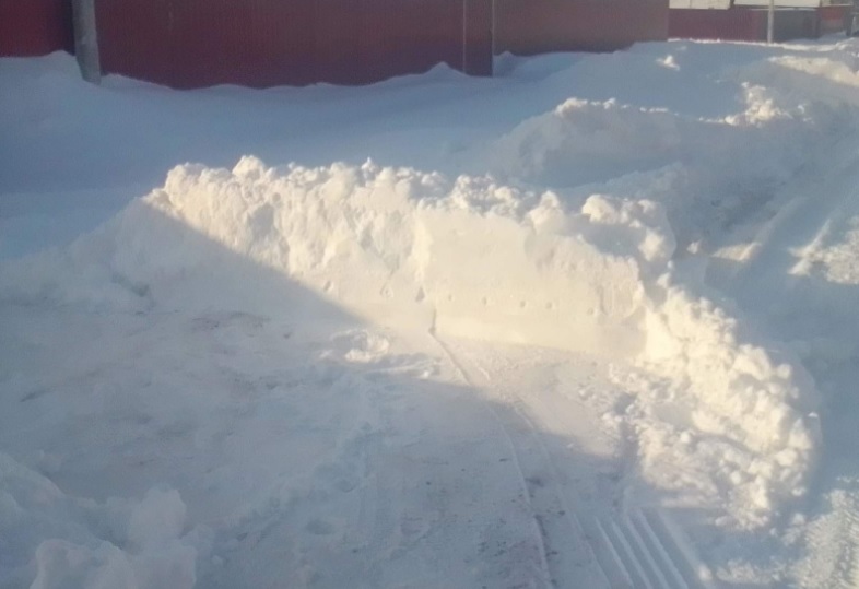 В Колышлее работник администрации не потерпел критику и засыпал дома жителей снегом