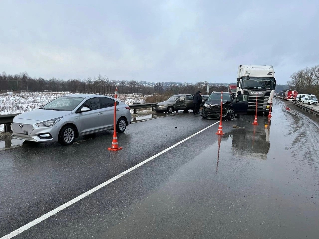 Стали известны подробности массового ДТП с большегрузом в Нижнеломовском районе