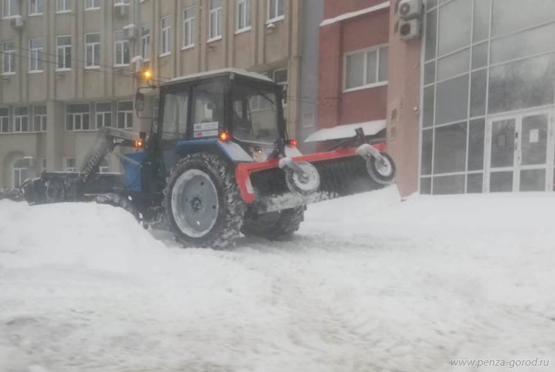 В ночь на 16 декабре в Пензе вывезли 4300 кубометров снега