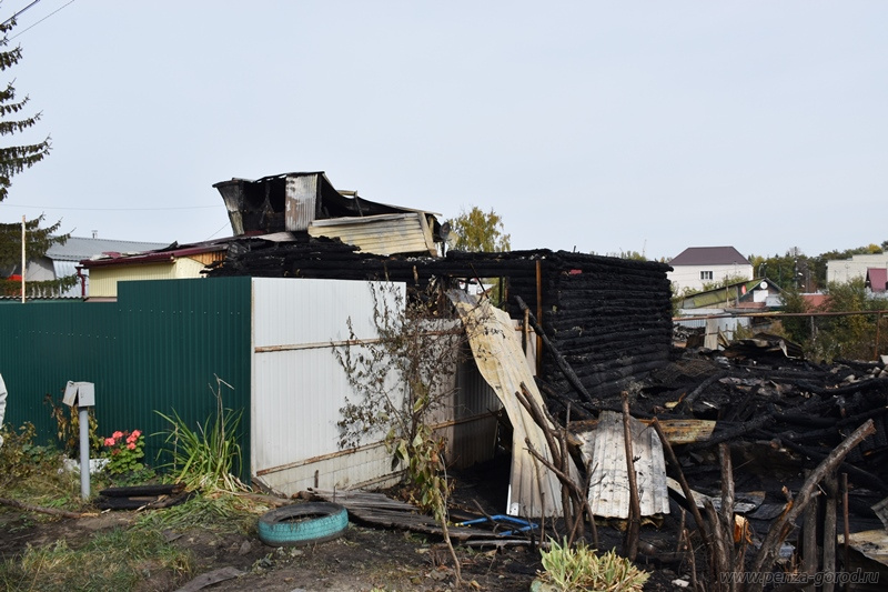 В Пензе на ликвидацию пожара в Цыганском поселке хотят потратить бюджетные деньги
