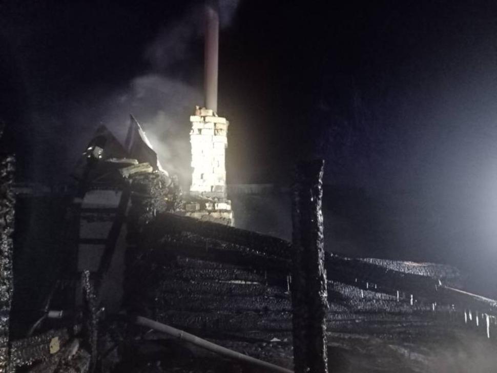 В Бессоновском районе в пожаре заживо сгорел 58-летний мужчина