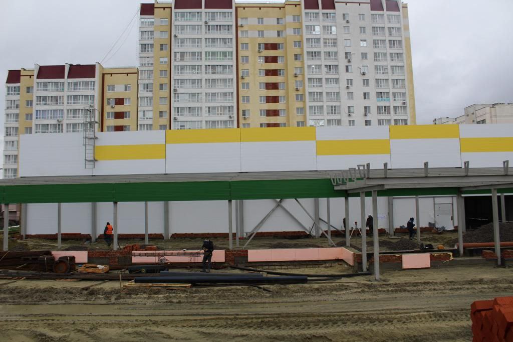 В Пензе строительство ФОКа на улице Стрельбищенской идет с опережением графика