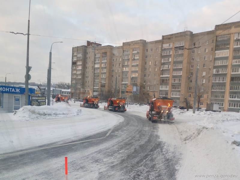 Дорожникам поручено устранить колейность и заужения проезжих частей в Пензе