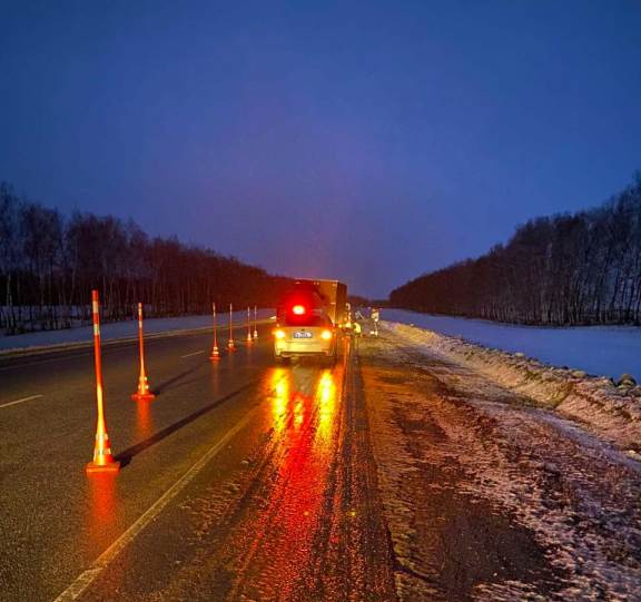 Пензенские инспекторы ГИБДД помогли водителю из Казахстана, застрявшему на трассе
