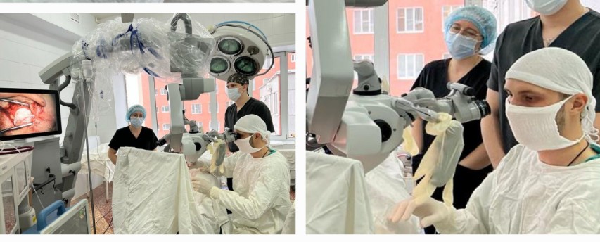 Пензенские лоры успешно опробовали новый операционный микроскоп