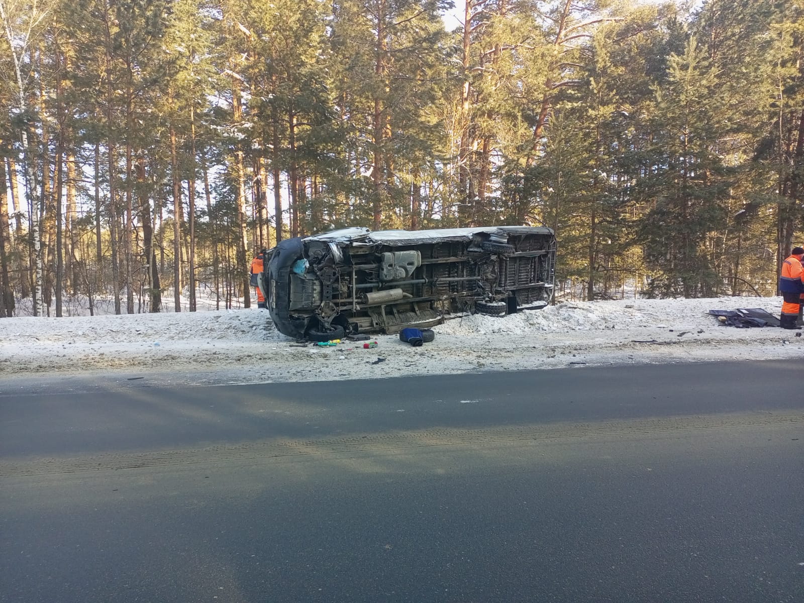 В Городищенском районе пожарные оказали помощь пострадавшему в ДТП
