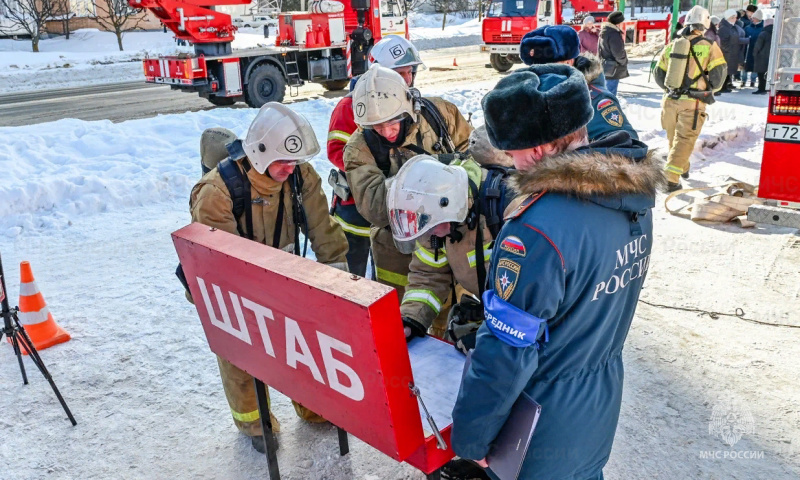 В пензенском Заречном прошли учения на здании дома культуры