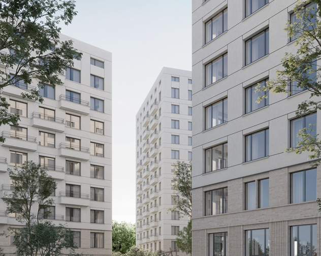 Окна Kömmerling в интеллигентном квартале АКАДЕМИЯ