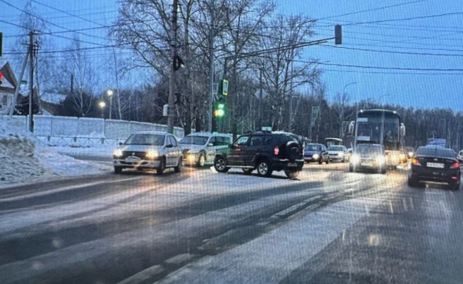 В Пензе в понедельник утром случилась масса аварий