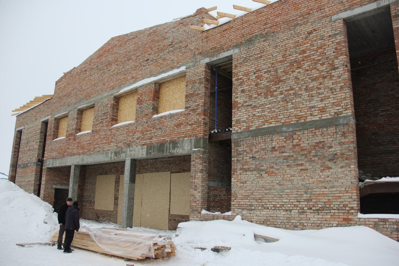 В Городищенском районе продолжили строительство Дома культуры
