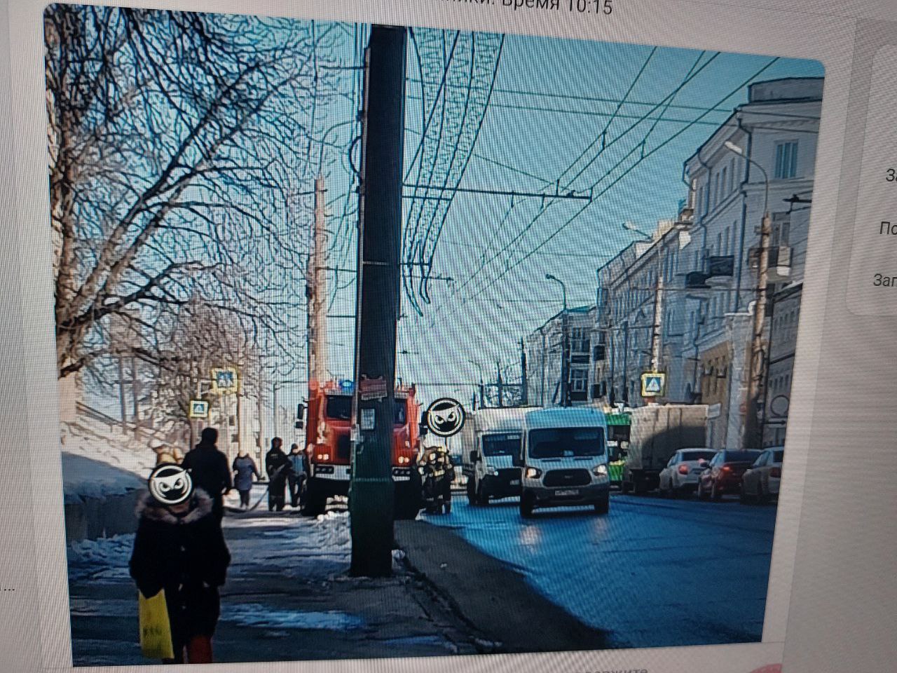 Зачем в Пензе пожарные приехали к поликлинике на Калинина