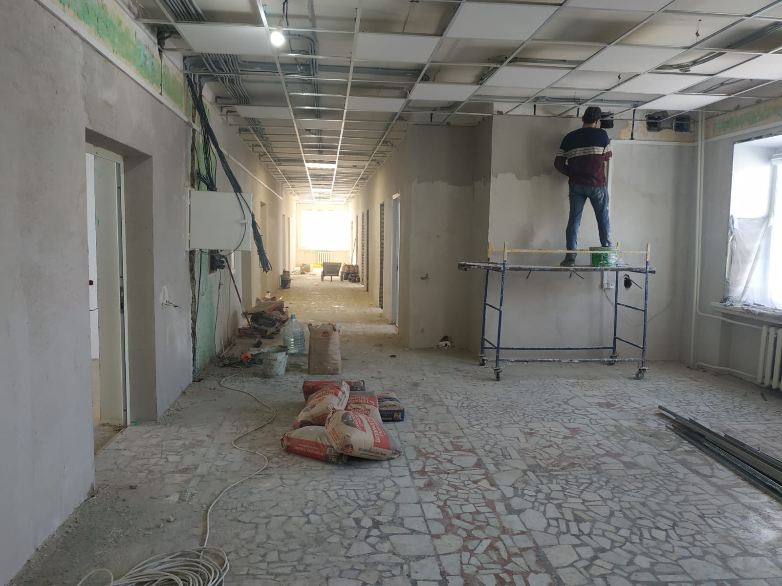 В Башмаковском районе капремонт больницы завершат до конца августа