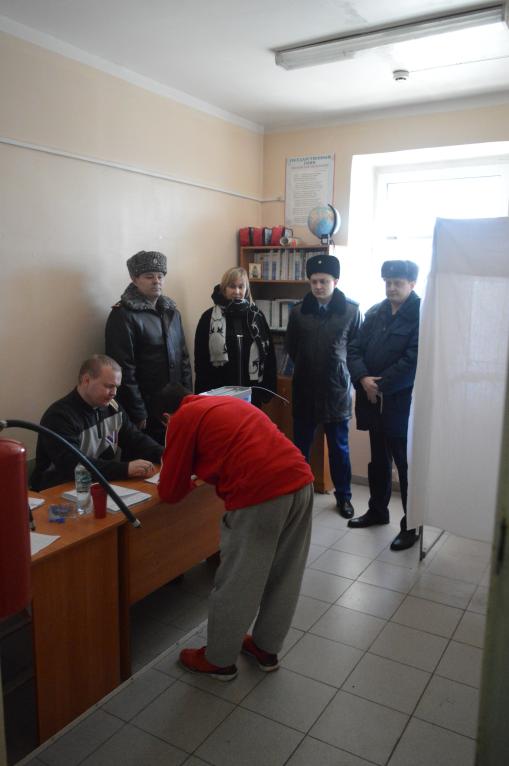 В пензенских СИЗО на выборах президента проголосовали 427 человек