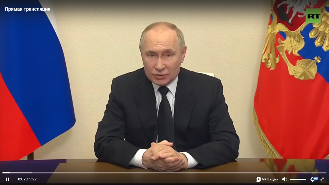 Путин объявил 24 марта Днем общенационального траура