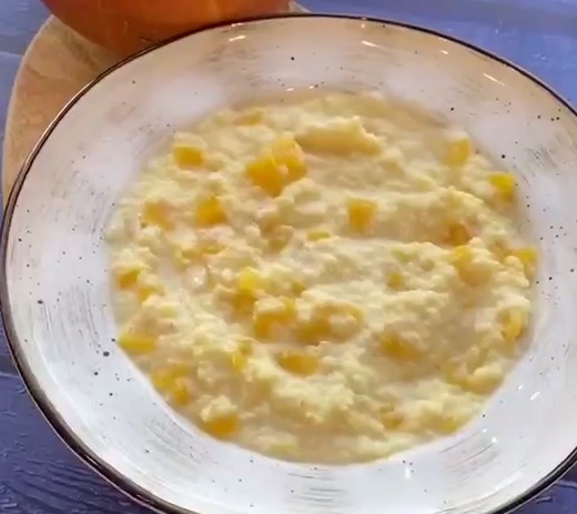 Пшенная каша с тыквой на завтрак