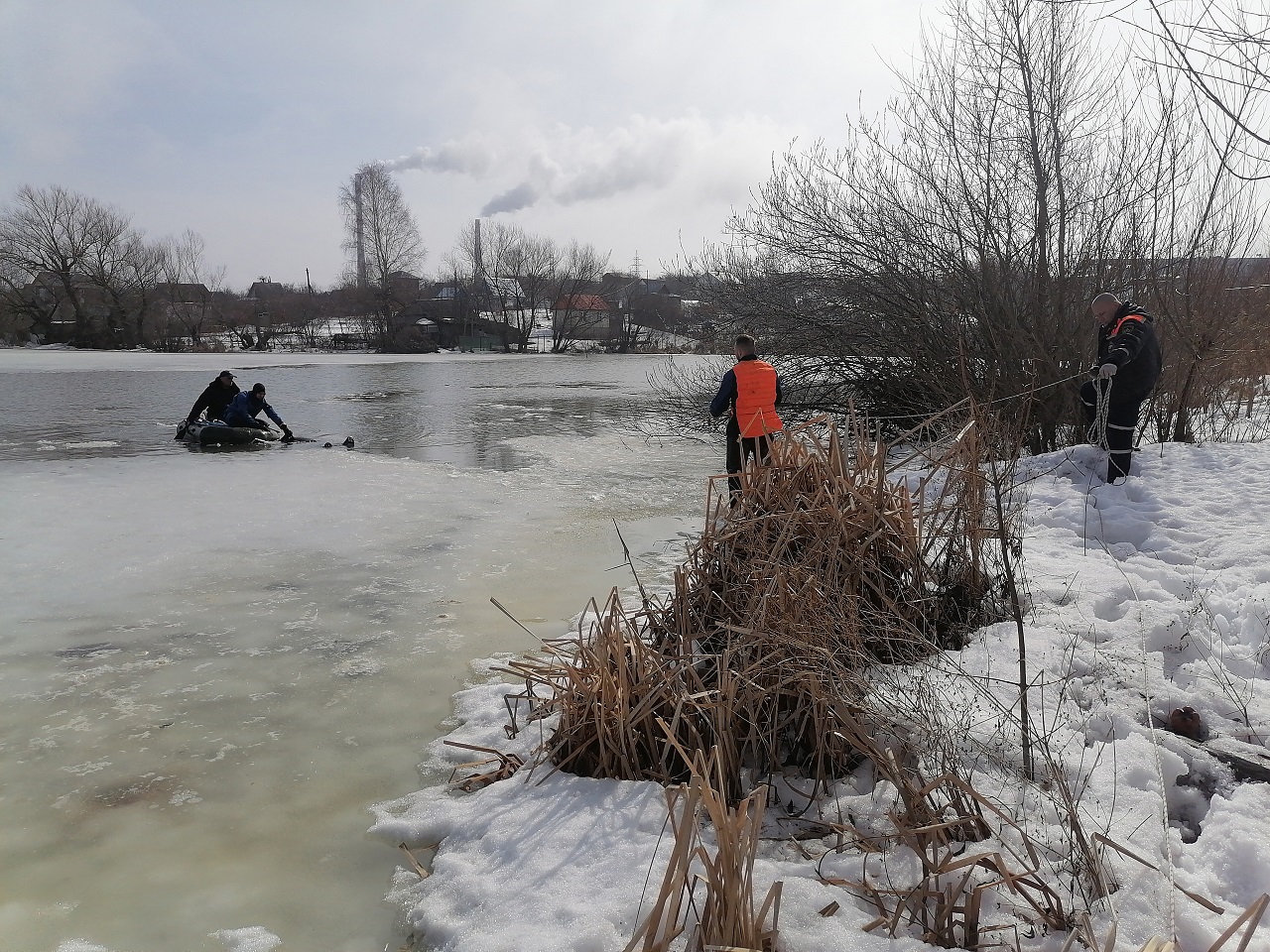 Пензенские спасатели рассказали, как доставали труп из ручья Безымянный